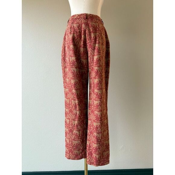 j. mclaughlin animal print leopard ribbed pants - Picture 4 of 7